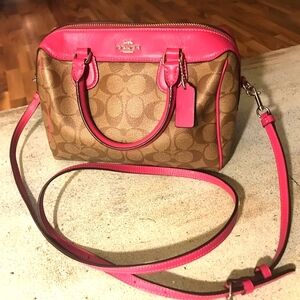 Pink AUTHENTIC Coach Rowan Satchel Bag